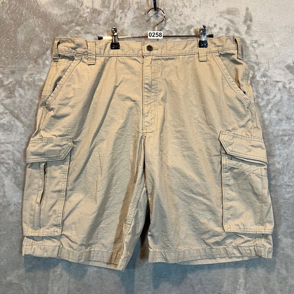 Carhartt Mens Force‎ Relaxed Fit Work Shorts Sand Size 40 Work Outdoor